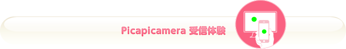 Picapicamera 受信体験